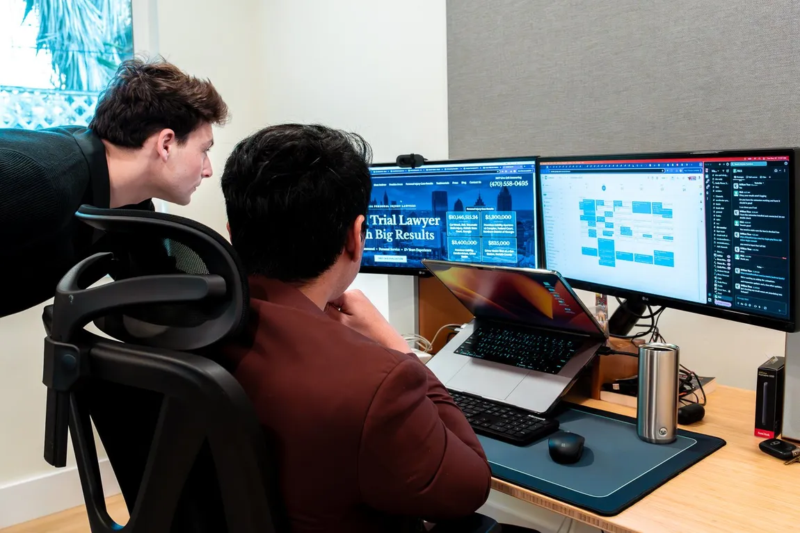 Matador team reviewing a member's website