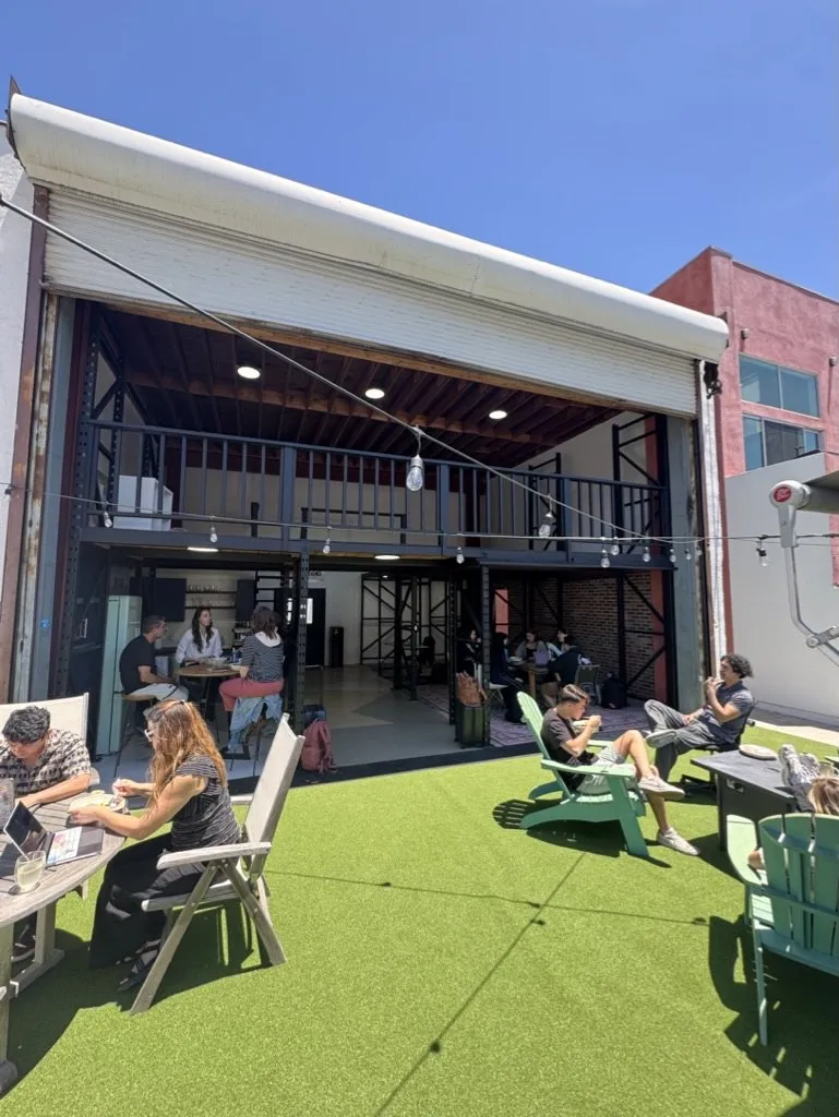 The office patio